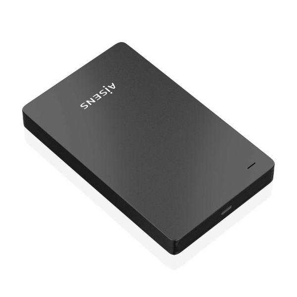 Aisens Modelo Caja Externa para Discos Duros - Instalacion sin Herramientas - Plug and Play - Conexion USB-C USB3.1 Gen1 - Velocidad hasta 5.0Gbps - Indicador LED - Compatible con SATA I/II/