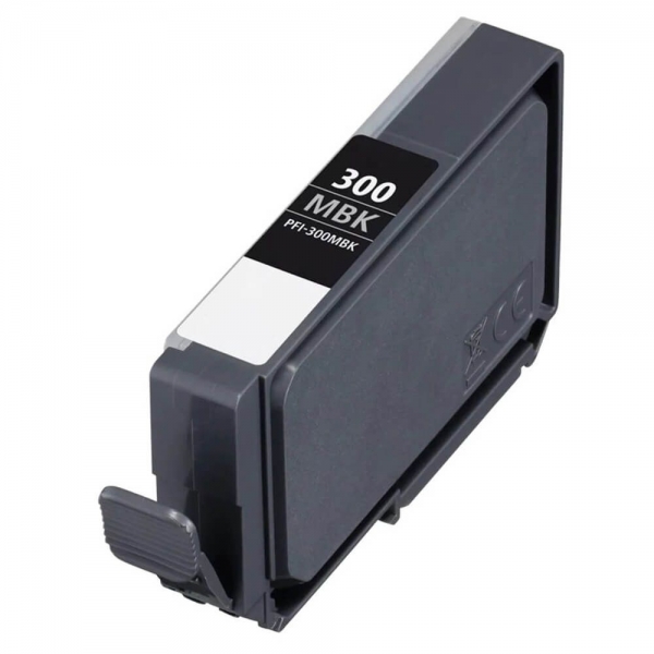 Canon PFI300 Negro Mate Cartucho de Tinta Pigmentada Generico - Reemplaza 4192C001/PFI-300MBK