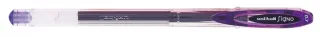 Uni-ball Signo UM-120 Boligrafo de Tinta Gel - Punta de Bola 0.7mm - Tinta Resistente al Agua y Luz - Color Violeta · Pack de 12 uds.