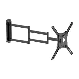 Aisens WT65TSLE-385 ECO Soporte de Pared con Brazo para TV de 23"-65" - Giratorio, Inclinable y Nivelable - Peso Maximo 35kg - VESA 400x400mm - Color Negro