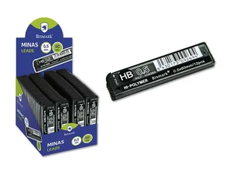 Bismark Minas de Repuesto para Portaminas - HB - 0.5mm · Pack de 60 uds.