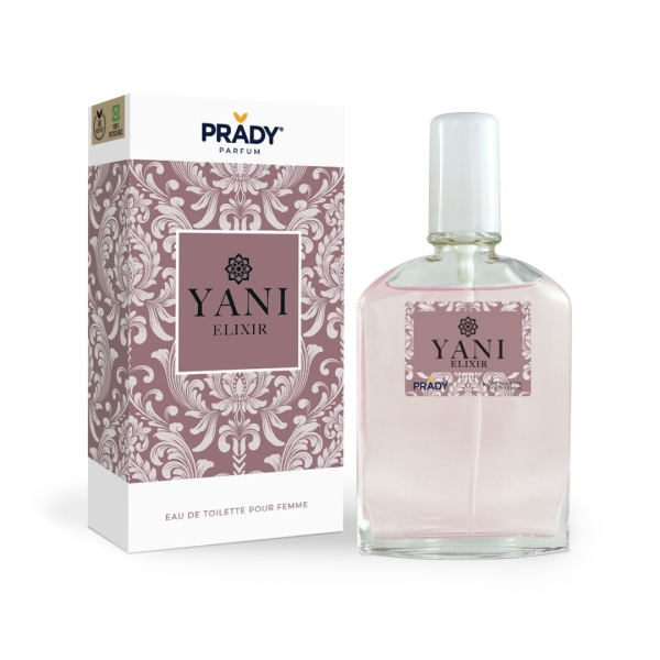 Prady Colonia de Mujer Yani Elixir - Frasco de 90 ml - Spray Pulverizador