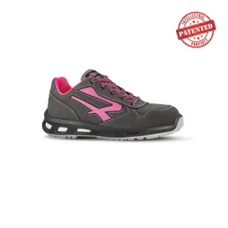 Upower Candy S ESD Calzado de Seguridad Bajos - Talla 35 - Cuero Nubuck Resistente al Agua, Puntera de Aluminio, Suela Antideslizante, Ligeros y Antiarrugas, Proteccion S3S CI FO SR - Color