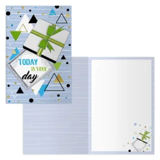 Dohe Pack de 6 Tarjetas de Felicitacion Dia del Padre - 11.5x17cm - Impresion a Todo Color - Estampaciones con Pelicula de Color - Estampacion en Seco - Papel Offset Blanco de 300gr - Incluy