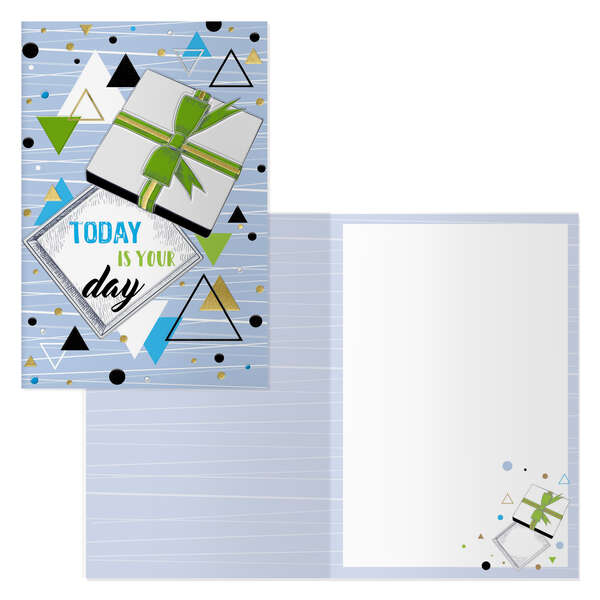 Dohe Pack de 6 Tarjetas de Felicitacion Dia del Padre - 11.5x17cm - Impresion a Todo Color - Estampaciones con Pelicula de Color - Estampacion en Seco - Papel Offset Blanco de 300gr - Incluy