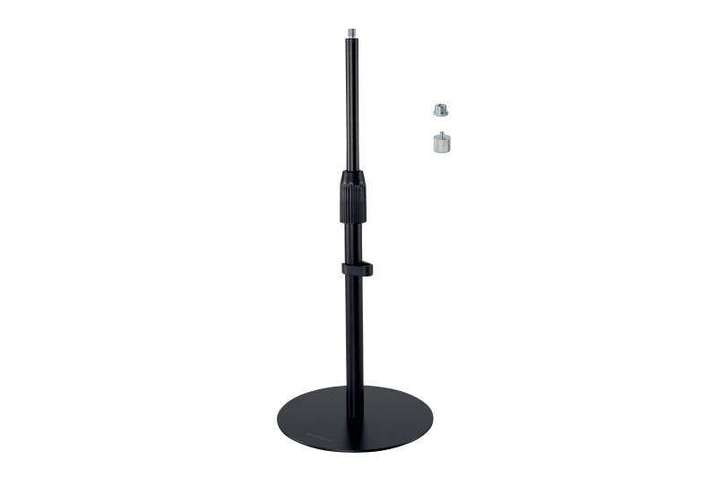 Kensington A1010 Soporte de Sobremesa Telescopico para Microfonos de Videoconferencia, Camaras Web y Sistemas de Iluminacion - Extensible de 305 a 483mm - Organizacion de Cables - Base Antideslizante - Configuracion Profesional