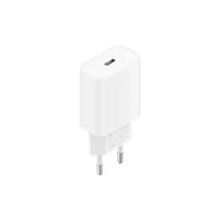 Xiaomi 20W Fast Charging Power Adapter Type C EU Cargador Rapido - Compatible con PD3.0 y QC3.0 - 20W de Potencia - Diseño Compacto - Puerto USB C - Seguro y Resistente - Color Blanco