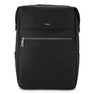 Hama Ultimate Mochila para Portatiles hasta 16.2" - Capacidad 15L - Poliester - Interior Acolchado - Cremallera Bidireccional - Base Reforzada - Bolsillos Laterales - 34x44x11cm - Color Negr