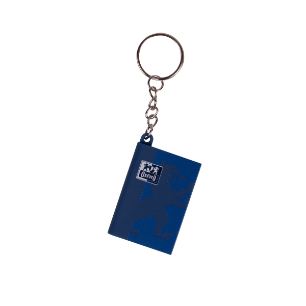 Oxford Europeanbook Llavero con Forma de Cuaderno - Perfecto para Regalar o Coleccionar - Color Azul Marino
