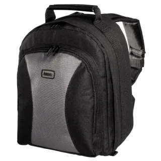 Hama Track Pack II 140 Mochila para Camara - Compartimentos Separados para Objetivos - Asa de Mano - 8x19x23cm - Color Negro