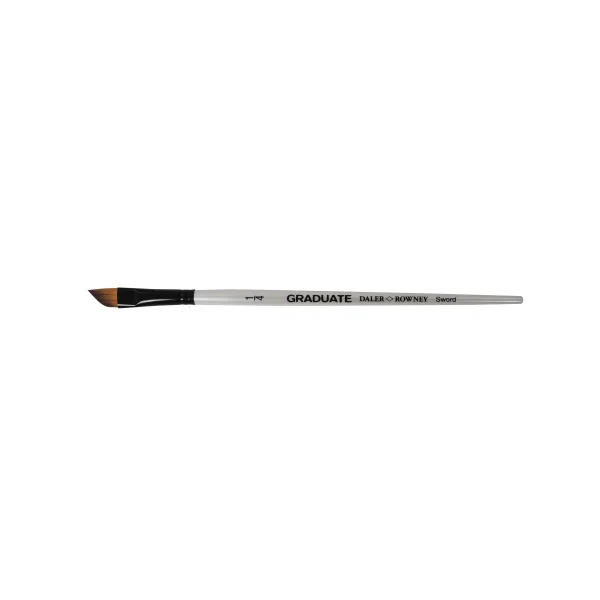 Daler Rowney Graduate Pincel Multitecnica - Pelo Sintetico - Mango Corto - Corte Espada 1/4"