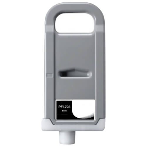 Canon PFI703/PFI303 Negro Cartucho de Tinta Pigmentada Generico - Reemplaza 2963B001/2958B001/PFI-703BK/PFI-303BK