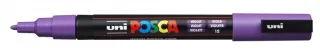 Posca PC-3M Marcador de Pintura - Punta Conica de 0.9-1.3mm - Tinta Base al Agua - Resistente a la Luz - Color Violeta · Pack de 6 uds.