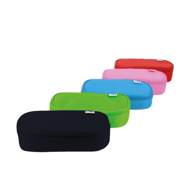 Oxford Kangoo Kids Estuche Cofre 23x11x6cm - Diseño Divertido y Colorido - Amplio Espacio de Almacenamiento - Ideal para Niños en Edad Escolar · Pack de 5 uds.