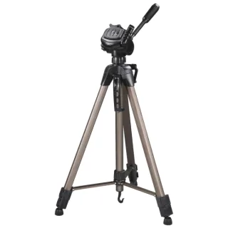 Hama Star 63 Tripode para Camara de Fotos - Peso Max 4kg - Altura Ajustable hasta 166cm - Manivela en Columna Central - Aluminio - Soporte de Liberacion Rapida - Cabezal de 3 Vias - Color Be