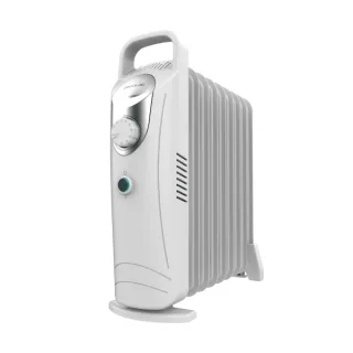 Cecotec ReadyWarm 900 Space White Radiador de Aceite con 9 Modulos de 100x330mm - 1000W - Calienta hasta 15m2 - Distribucion Homogenea Del Calor - Mango Ergonomico - Color Blanco