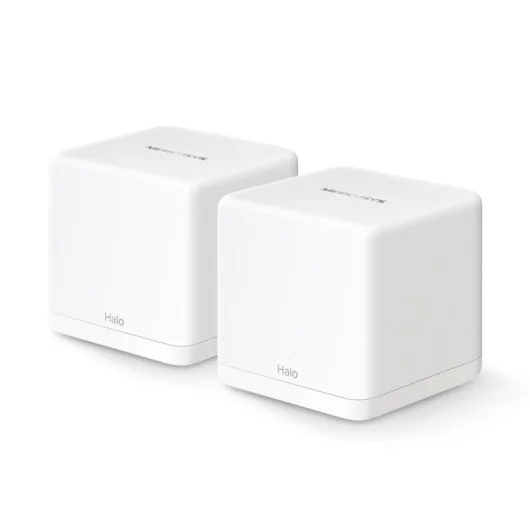 Mercusys Halo H60X Sistema Wi-Fi 6 Mesh AX1500 Doble Banda - 2 Unidades Halo - Cobertura hasta 350 m² - Color Blanco