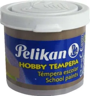 Pelikan Tempera Escolar Frasco 40ml - Facil de Lavar - Ideal para uso Escolar - Color Violeta