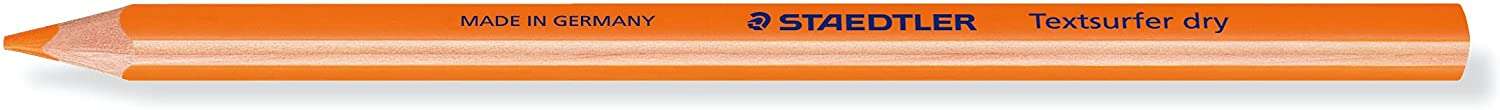 Staedtler Textsurfer Dry 128 64 Lapiz Fluorescente de Color Triangular - Mina de 4mm - Madera de Bosques Sostenibles - Color Naranja Neon · Pack de 12 uds.