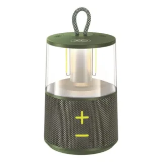 XO F59 Altavoz Bluetooth 5W con Lampara Camping - Color Verde
