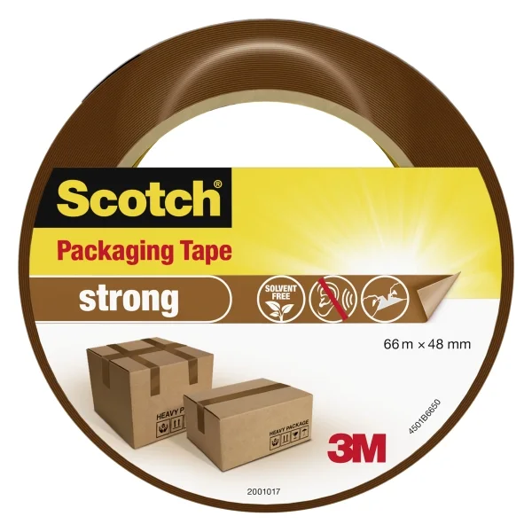 Scotch Precinto de Embalaje - 48mm x 66m - Alta Resistencia - Color Marron