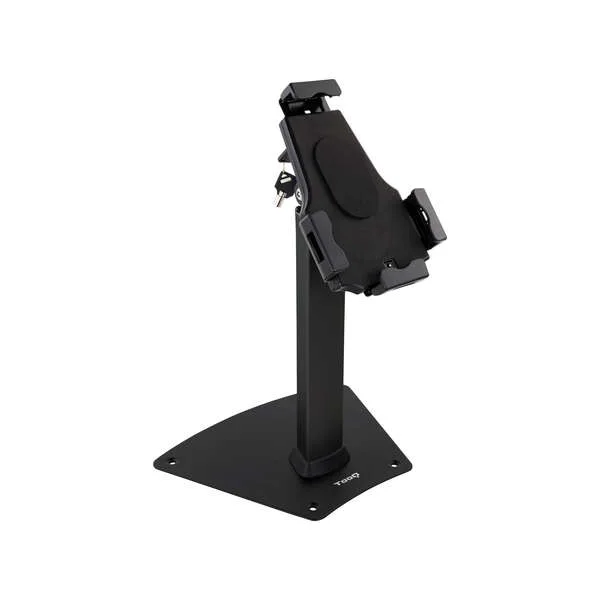 Tooq Soporte de Sobremesa Profesional Ajustable para Tablet de entre 7.9” a 10.5” - Incluye Candado Antirrobo - Organizador de Cables - Se puede Fijar a la Mesa