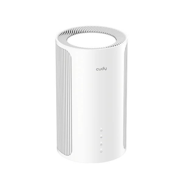 Cudy BE6500 Sistema WiFi 7 Mesh 2.5G - Servidor y Cliente VPN - Ethernet 2.5Gbps - Soporta hasta 200 Dispositivos - Control en la Nube con App - 116x202mm - Color Blanco