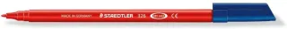 Staedtler Noris 326 Rotulador de Punta Fina - Trazo 1mm Aprox - Tina Base de Agua - Color Rojo · Pack de 10 uds.