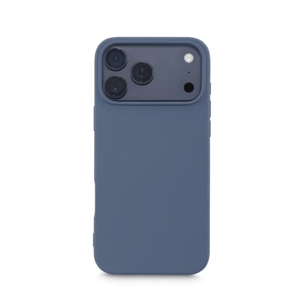 Hama Fantastic Feel Funda para iPhone 17 Pro Max - Antiadherente Anti-Suciedad - Poliuretano Termoplastico - Bordes Elevados - Color Azul