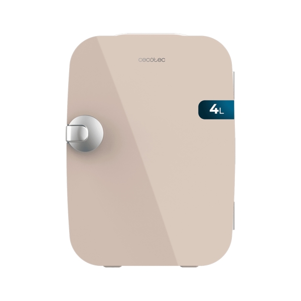 Cecotec Bolero MiniCooling 4L Rio Cream Mini Frigorifico Portatil - Capacidad 4L - Voltaje 12V - Temperatura Regulable - Enfria hasta 5ºC - Funcion Calentamiento hasta 65ºC - Color Rosa Past