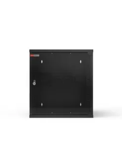 WP RWA-12604-B Armario Mural 12U - Puerta de Cristal - Cerradura de Seguridad - 540x450x580mm - Color Negro