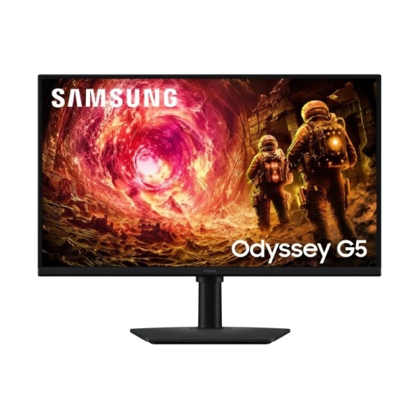 Samsung Odyssey G5 G50F Monitor 27" IPS QHD 180Hz FreeSync G-Sync HDR10 - Respuesta 1ms - Regulable en Altura, Giratorio e Inclinable - HDMI, DisplayPort - VESA 100x100mm - Color Negro