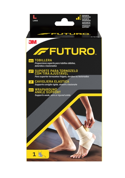 Futuro Tobillera - Talla L (22.9 - 25.4cm) - Transpirable - Color Beige