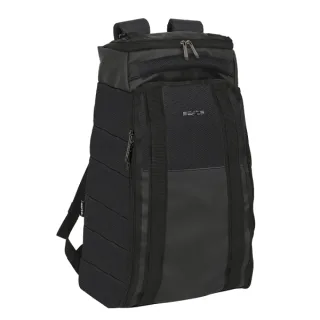 Safta Business Mochila de Viaje - Doble Cremallera - Bolsillos Laterales de Red - Bolsillo Trasero - Hombreras Acolchadas - Espalda Transpirable - Asa de Mano - Color Negro