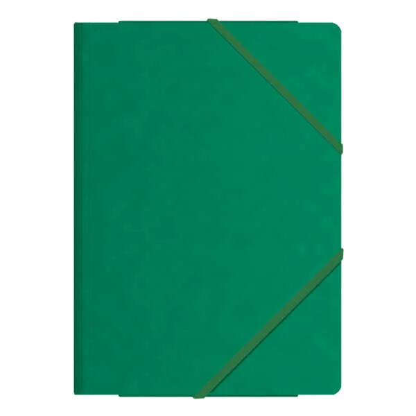 Dohe Carpetas de Gomas con Tres Solapas - Tamaño Folio - Cartulina de Primera Calidad - Plastificadas - Cierre de Gomas Planas · Pack de 10 uds.