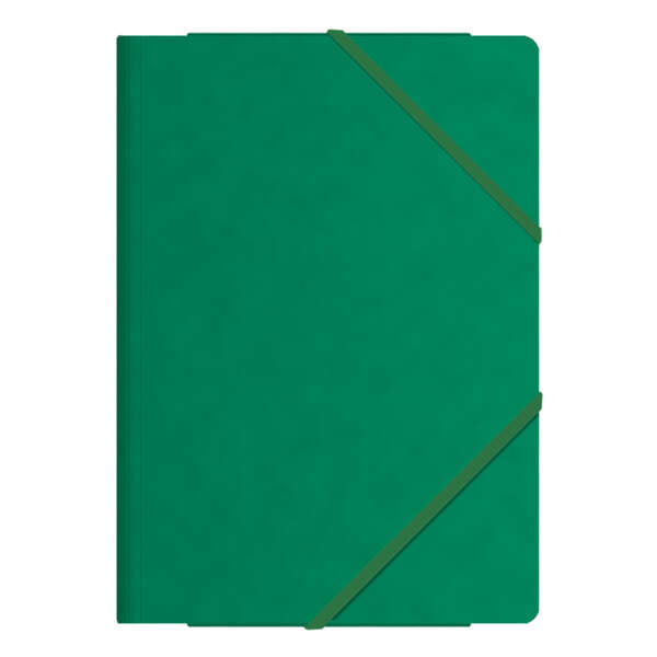 Dohe Carpetas de Gomas con Tres Solapas - Tamaño Folio - Cartulina de Primera Calidad - Plastificadas - Cierre de Gomas Planas · Pack de 10 uds.