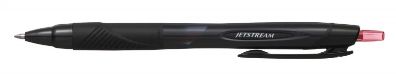Uni-ball JetStream Sport SXN-157E Boligrafo Retractil - Punta de Bola 0.7mm - Trazo 0.35mm aprox. - Secado Instantaneo - Ideal para Zurdos - Color Rojo · Pack de 12 uds.