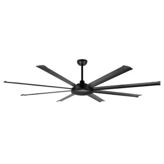 Orbegozo CF 118200 Ventilador de Techo Industrial - Potente Motor DC de Bajo Consumo - 6 Velocidades - Silencioso - Sistema de Ventilacion Reversible - Mando a Distancia - Temporizador Progr