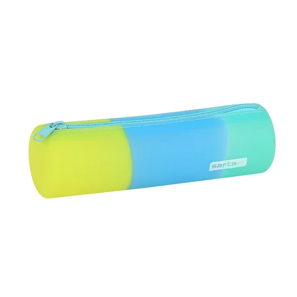 Safta Portatodo - Cremallera - Silicona - 0.1L - 200x50mm - Multicolor