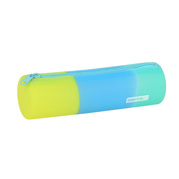 Safta Portatodo - Cremallera - Silicona - 0.1L - 200x50mm - Multicolor