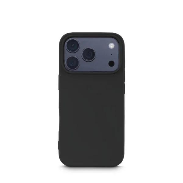 Hama Fantastic Feel Funda para iPhone 17 Pro - Antiadherente Anti-Suciedad - Poliuretano Termoplastico - Bordes Elevados - Color Negro