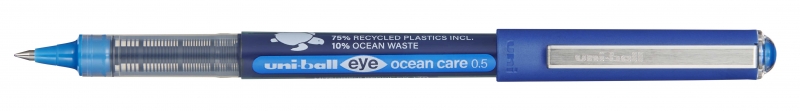 Uni-ball Eye Ocean Care UB-150ROP Boligrafo de Tinta Liquida - Punta de Bola 0.5mm - Tinta Resistente al Agua y Luz - Color Azul · Pack de 12 uds.