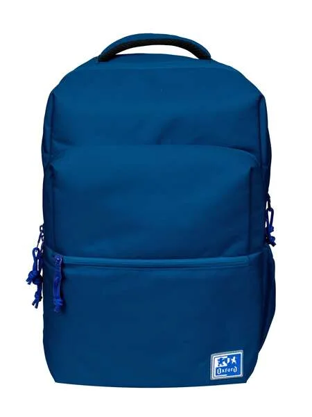 Oxford B-Ready Mochila Escolar - Tirantes Acolchados y Ajustables - Tamaño 42x30x15cm - Color Azul Marino