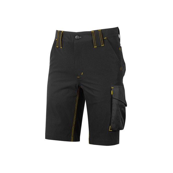 Upower Mercury Pantalon Corto Tejido U-4 - Talla 2XL - Maxima Movilidad, Resistente, Repelente al Agua, Transpirable, Secado Rapido, Bolsillos Funcionales, Ajuste Retractil, Proteccion DPI1