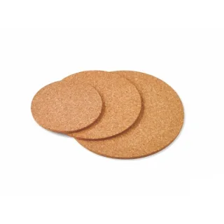 Faibo Plancha de Corcho Redonda para Manualidades - Medidas Ø 145mm · Pack de 10 uds.