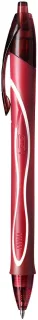 Bic Gel-Ocity Quick Dry Boligrafo de Gel Retractil - Punta Media de 0.7 mm - Tinta de Gel - Anti-Manchas - Secado Ultra Rapido - Color Rojo · Pack de 12 uds.
