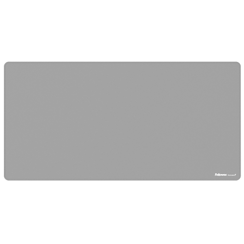 Fellowes Breyta Alfombrilla de Escritorio - Antideslizante - Proteccion Antimicrobiana - Antirreflectante - Fabricado con Material Reciclado - 40x80x0.25cm - Color Gris