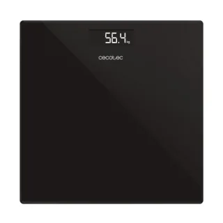 Cecotec Surface Precision Bascula Corporal - Tecnologia Autoencendido - Funciona con Pilas - Seguridad con Agarre - Facil de Usar - Combina Estilo y Funcionalidad - 300x300mm - Color Negro