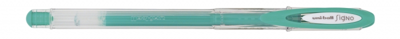 Uni-ball UM-120AC Signo Angelic Boligrafo de Tinta Gel - Punta de Bola 0.7mm - Tinta Resistente al Agua y Luz - Escribe en Papel Negro y Blanco - Color Verde · Pack de 12 uds.