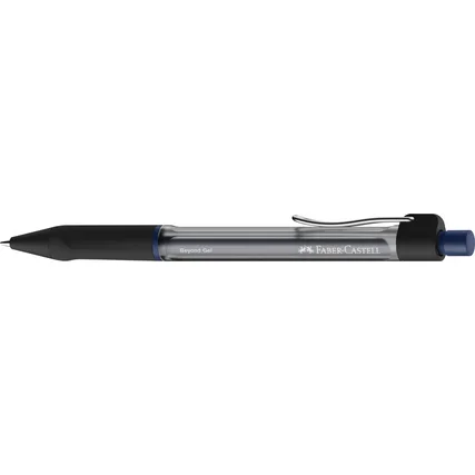 Faber-Castell Beyond Gel Boligrafo Retractil - Punta 0.7mm - Trazo de 0.4mm - Grip de Agarre - Tinta Gel Azul · Pack de 12 uds.